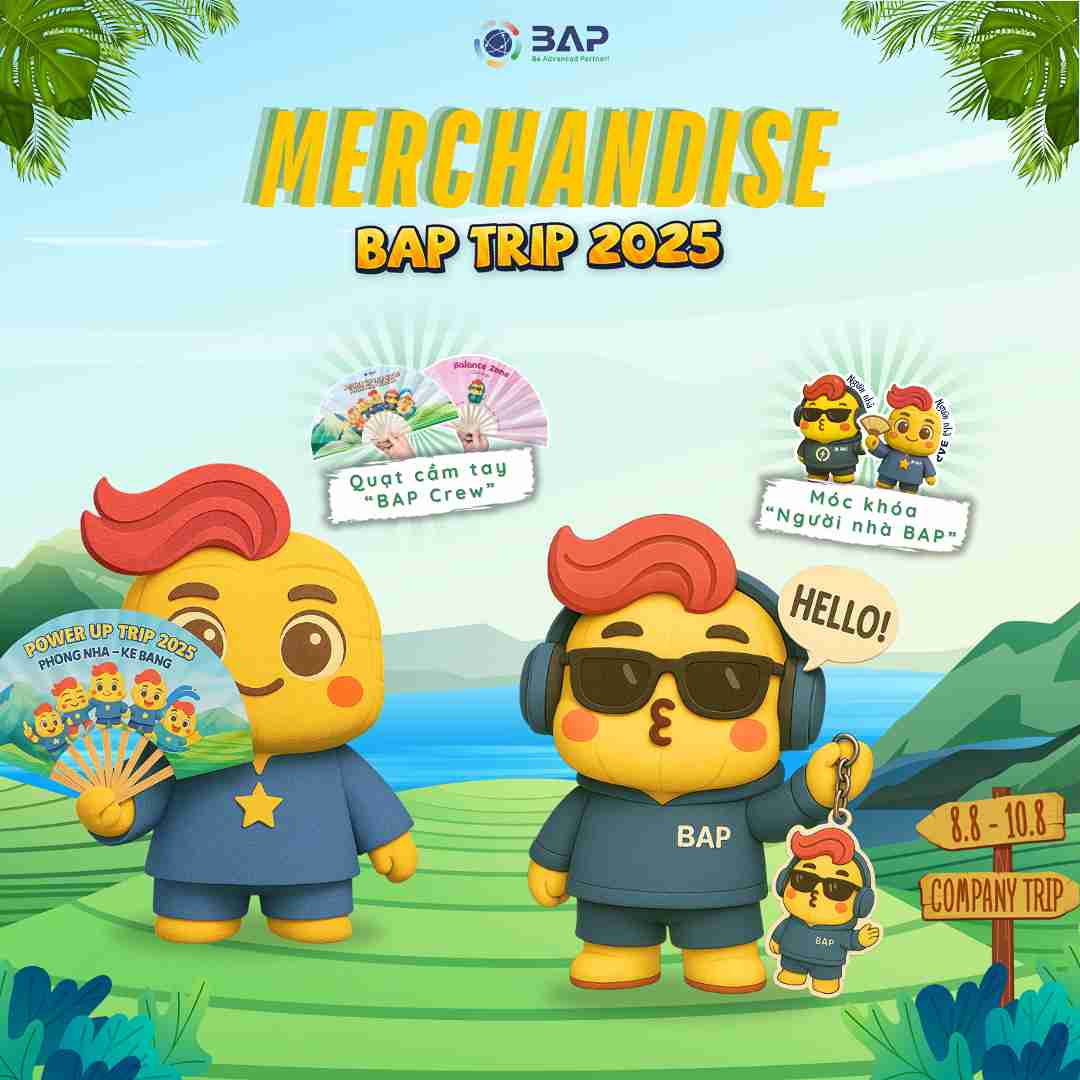 Merchandise - Những ấn phẩm quà tặng mang dấu ấn riêng nhà BAP