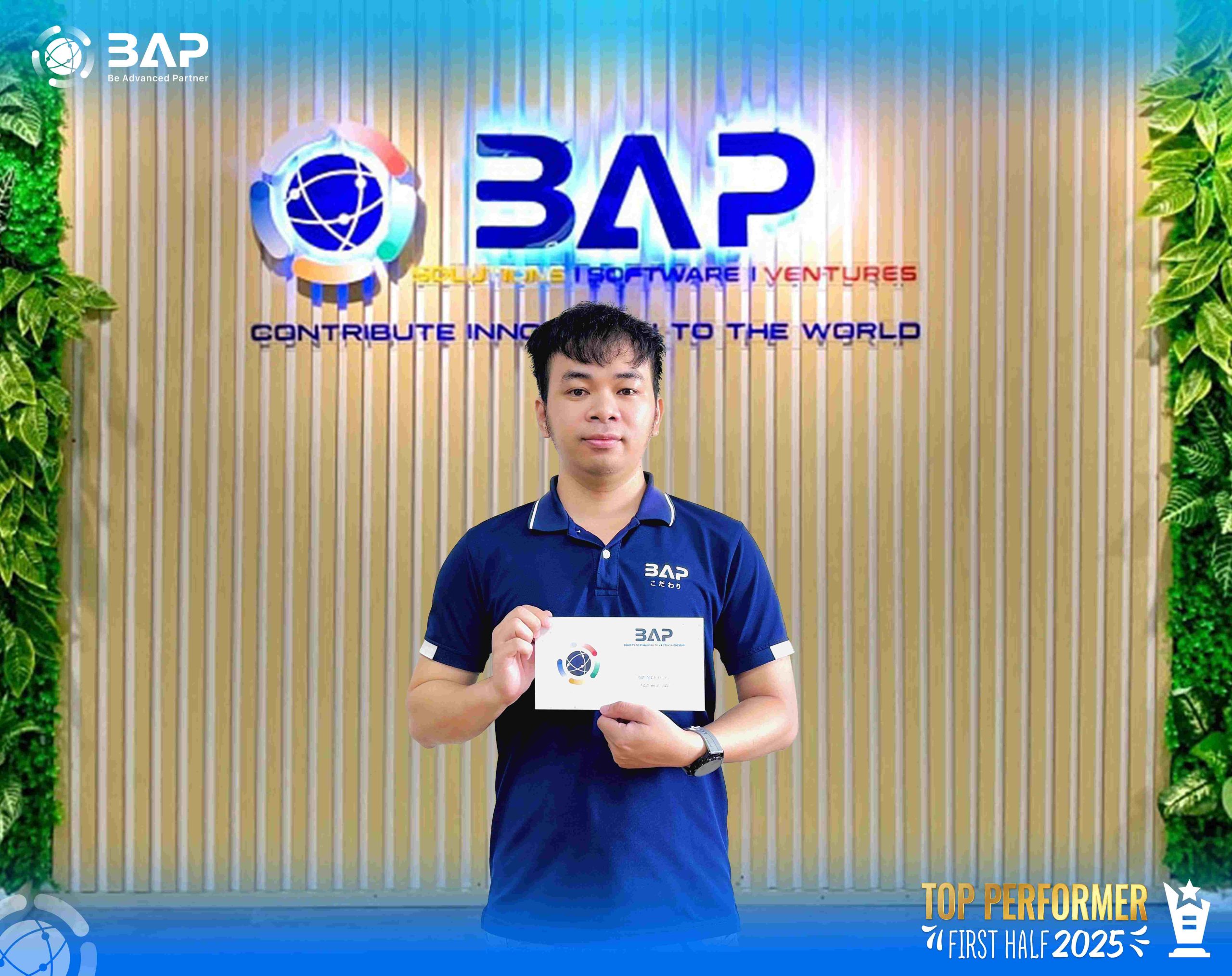 Congrats to LinhTN (BAP Danang) - Top Performers – First Half 2025!